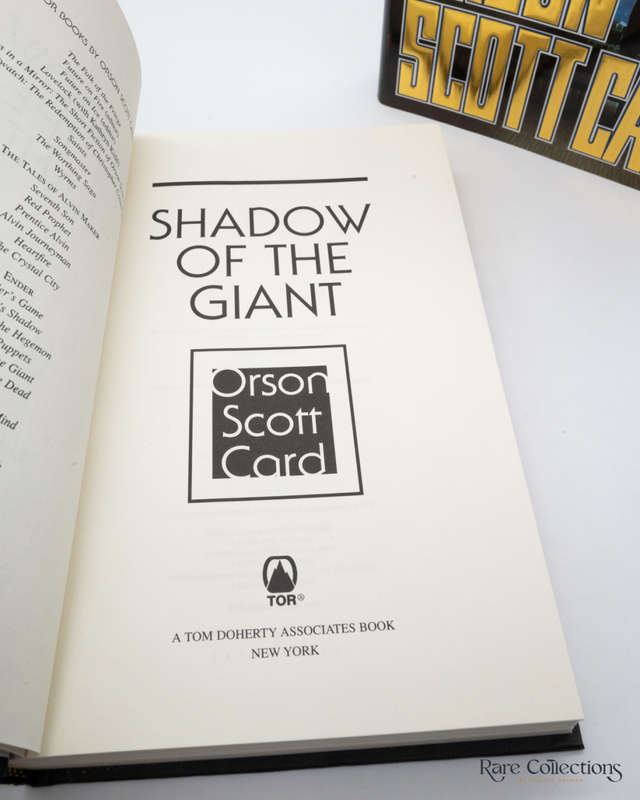 Shadow of the Giant by Orson Scott Card (signed copy)