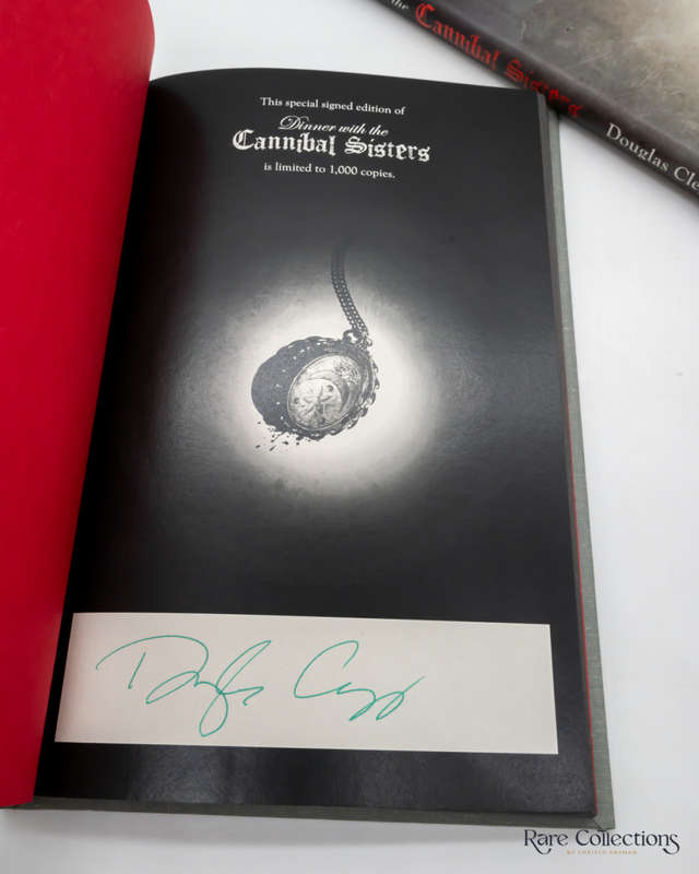 Dinner with the Cannibal Sisters by Douglas Clegg (signed copy)