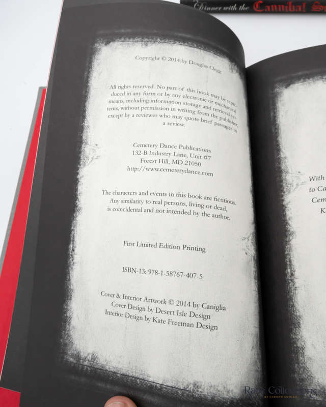 Dinner with the Cannibal Sisters by Douglas Clegg (signed copy)