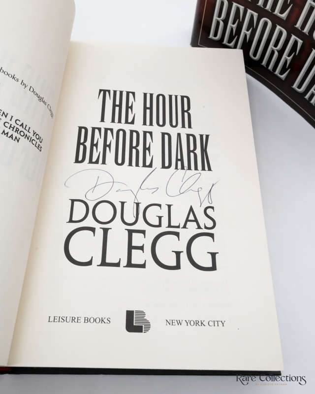 The Hour before Dark by Douglas Clegg (signed copy)