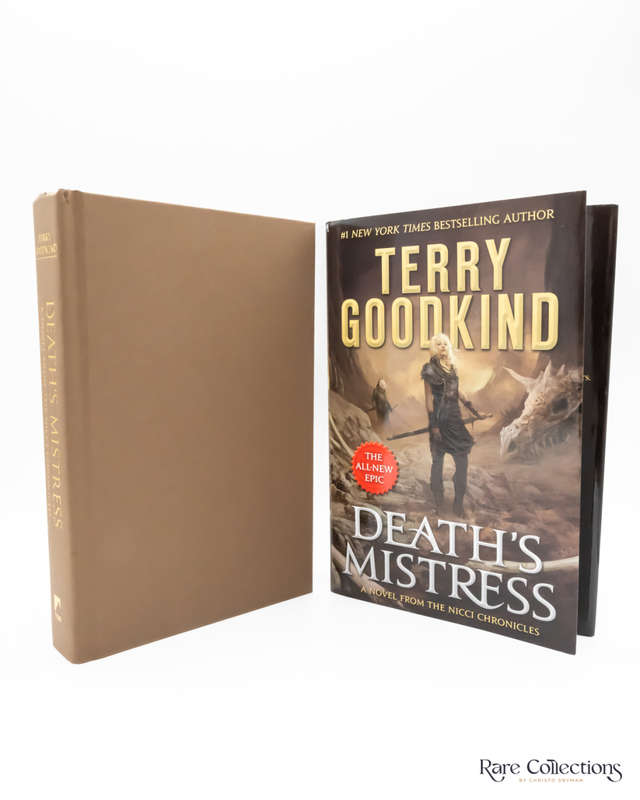 Death`s Mistress by Terry Goodkind (#1 the Nicci Chronicles) - signed copy