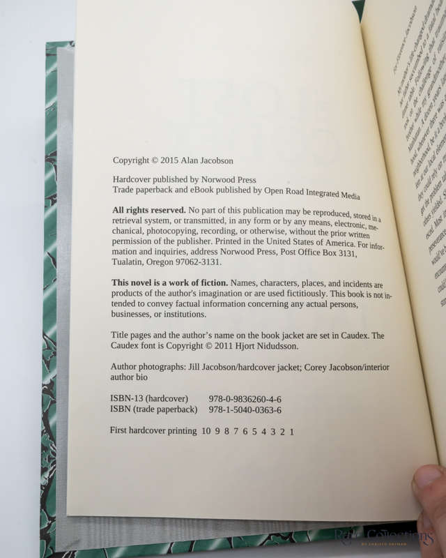 The Lost Codex by Alan Jacobson | Signed & Lettered