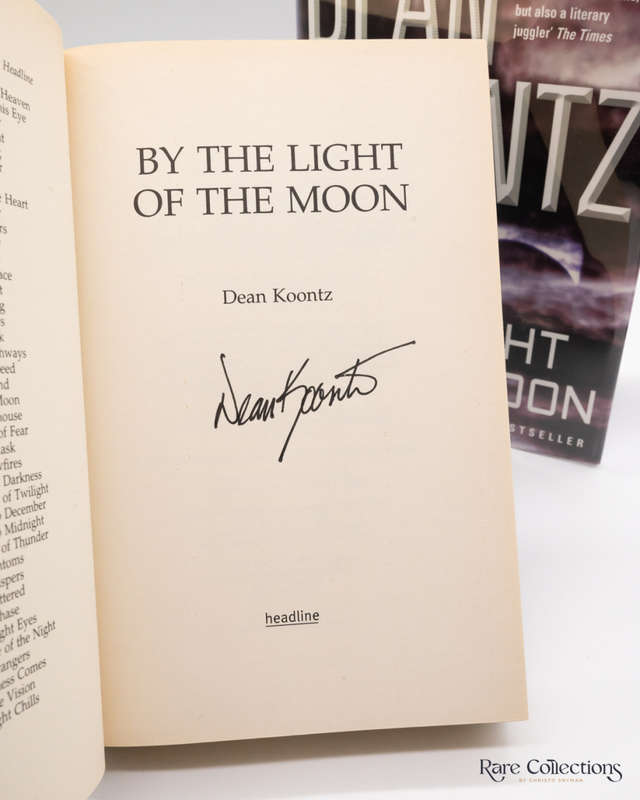By the Light of the Moon by Dean Koontz - Signed Copy
