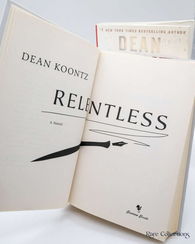 Relentless by Dean Koontz - signed copy