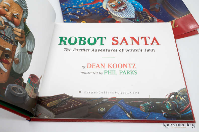 Robot Santa by Dean Koontz - signed copy