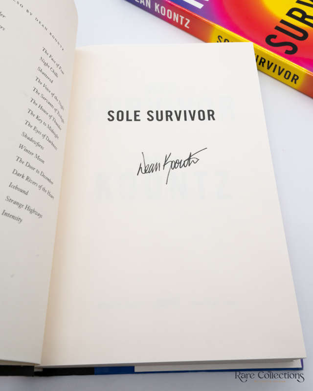 Sole Survivor by Dean Koontz (Incl Signed ARC)