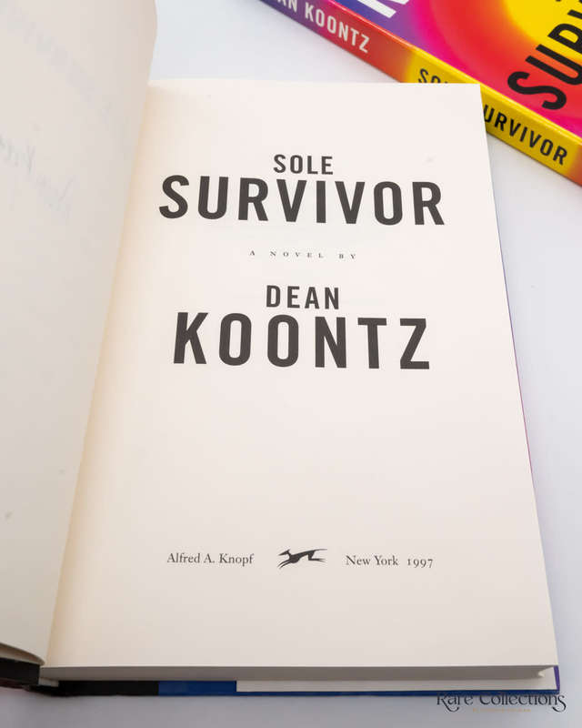 Sole Survivor by Dean Koontz (Incl Signed ARC)