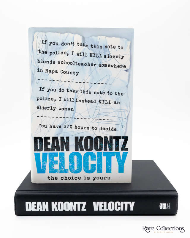 Velocity by Dean Koontz - Signed Copy