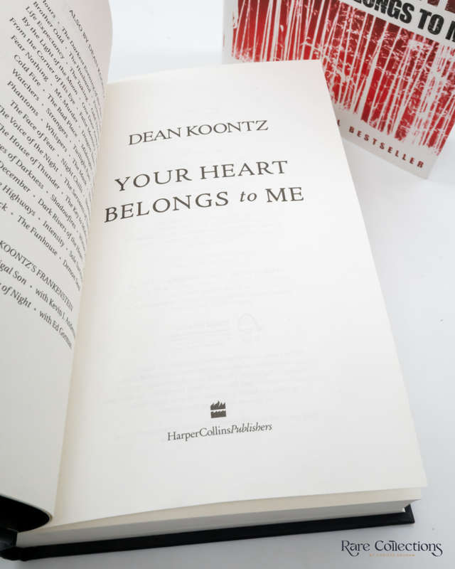 Your Heart Belongs to Me by Dean Koontz - signed copy