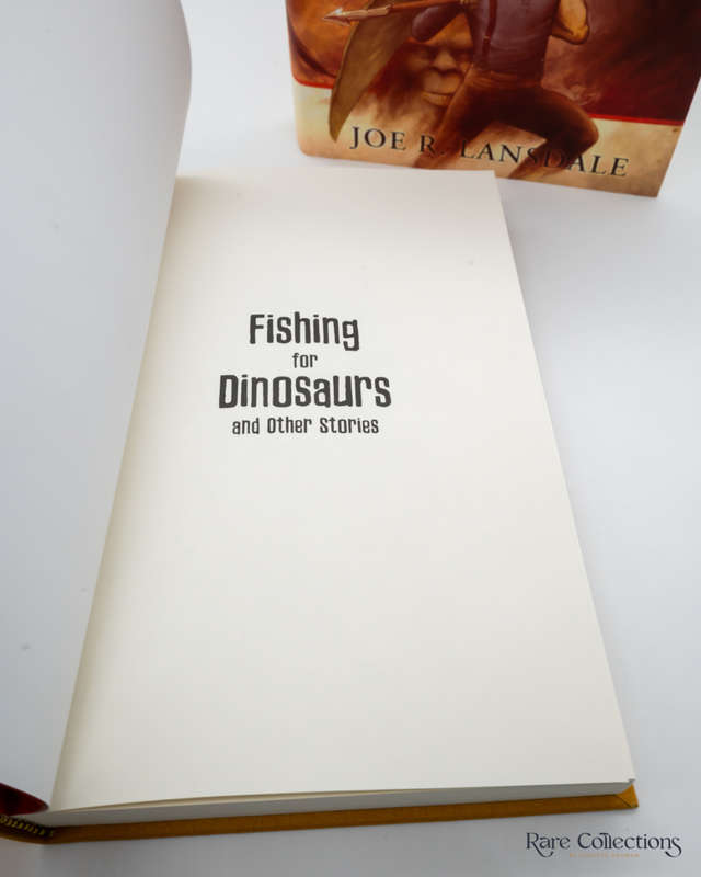 Fishing for Dinosaurs and Other Stories by Joe Lansdale - signed copy
