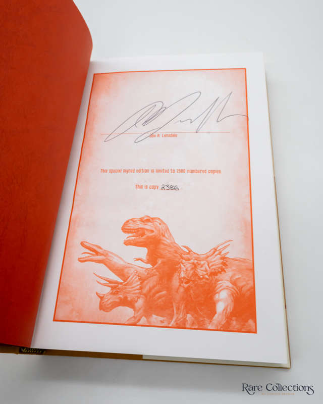 Fishing for Dinosaurs and Other Stories by Joe Lansdale - signed copy