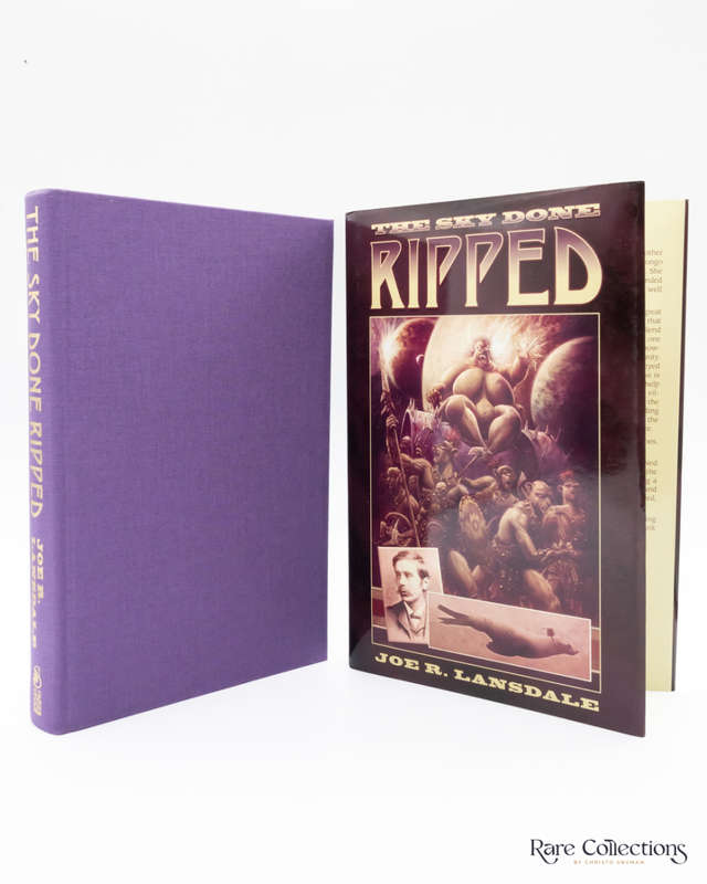 The Sky Done Ripped (A Ned Seal Adventure)  by Joe R. Lansdale - signed copy