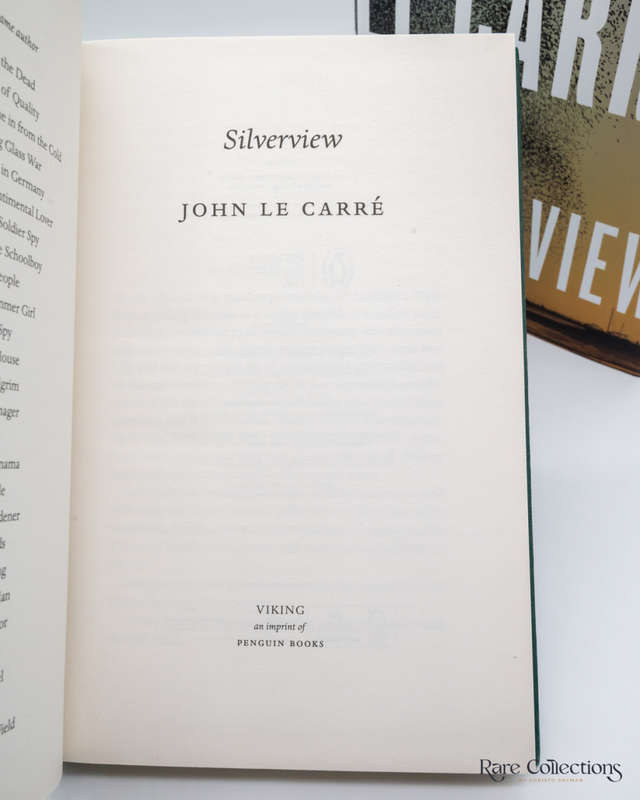 Silverview by John Le Carré