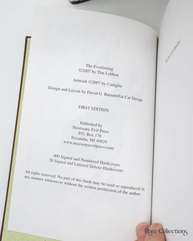The Everlasting by Tim Lebbon - signed copy