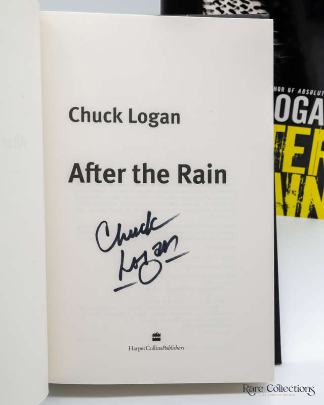 After the Rain by Chuck Logan - signed copy
