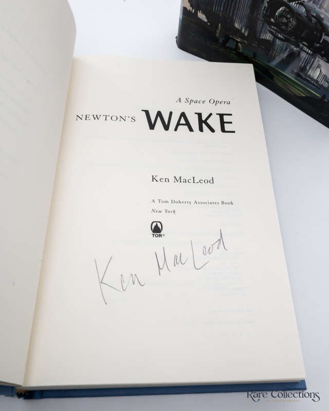 Newton`s Wake by Ken MacLeod -signed