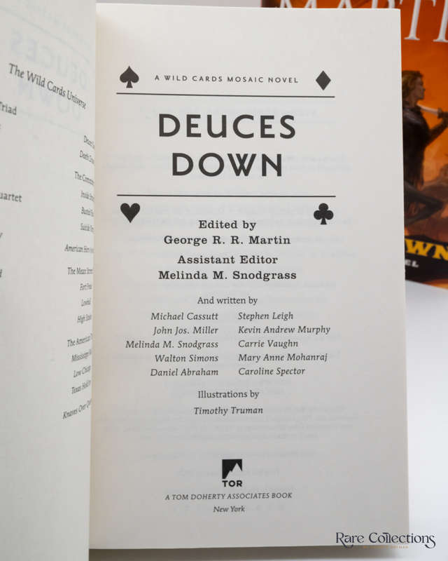 Deuces Down - a Wild Cards Novel by George R. R. Martin (editor) - signed