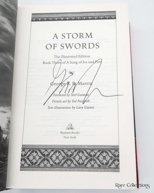 A Storm of Swords - 20th Anniversary Illustrated Edition by George R. R. Martin - signed