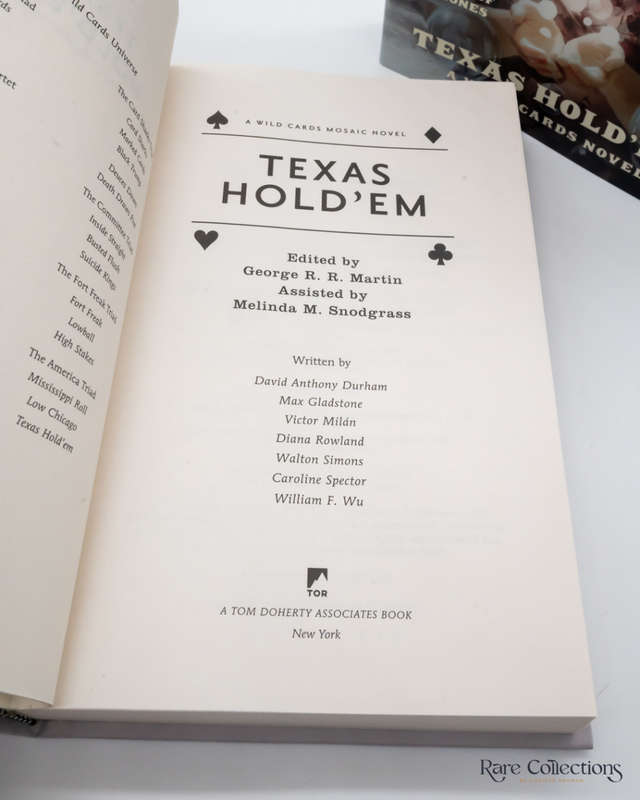 Texas Hold`em: a Wild Cards Novel by George R. R. Martin (Editor) -signed