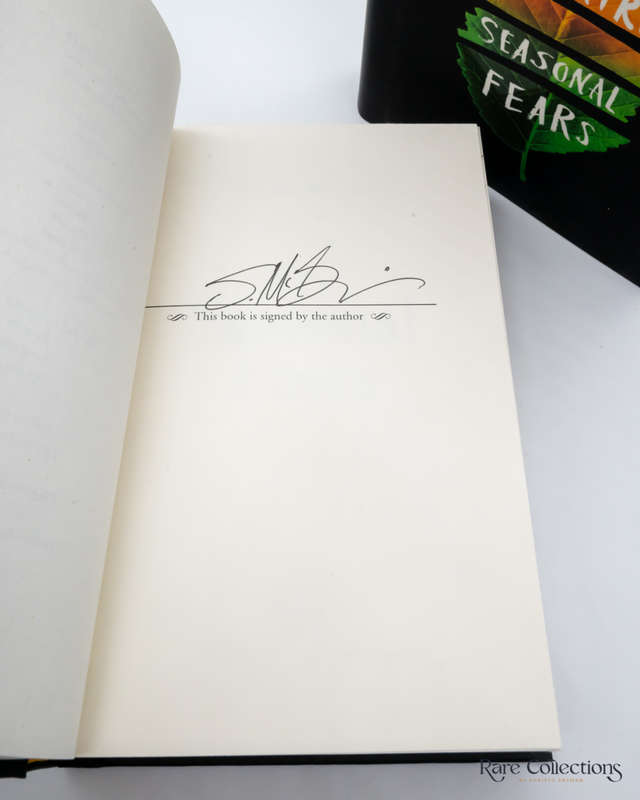 Seasonal Fears (Alchemical Journeys #2) by Seanan McGuire - signed