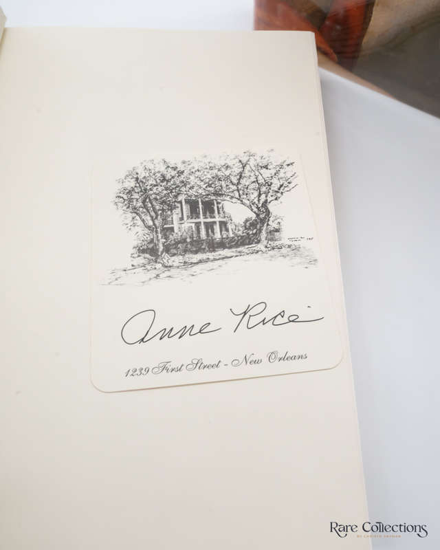 Blood Canticle by Anne Rice - signed