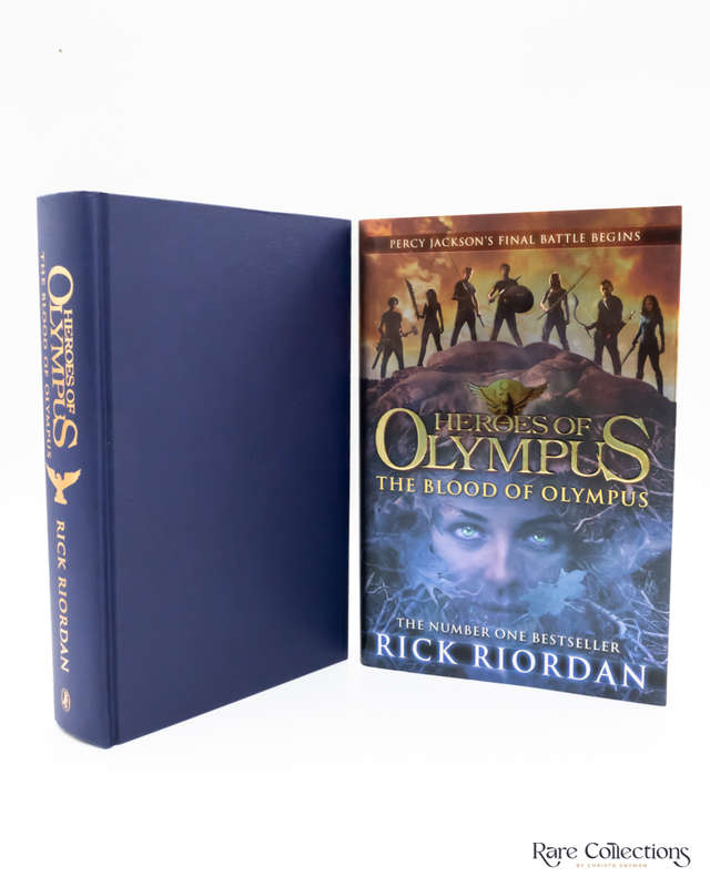 The Blood of Olympus (#5 Heroes of Olympus) by Rick Riordan - signed