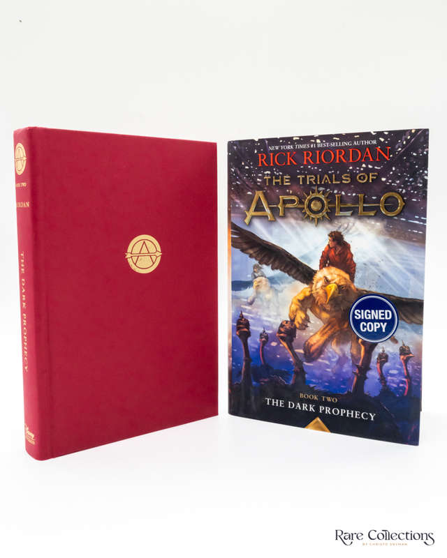 The Dark Prophecy (#2 the Trials of Apollo) by Rick Riordan - signed