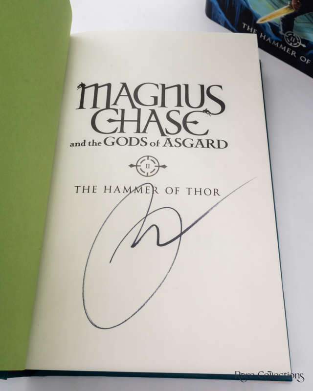 The Hammer of Thor (#2 Magnus Chase and the Gods of Asgard) by Rick Riordan - signed