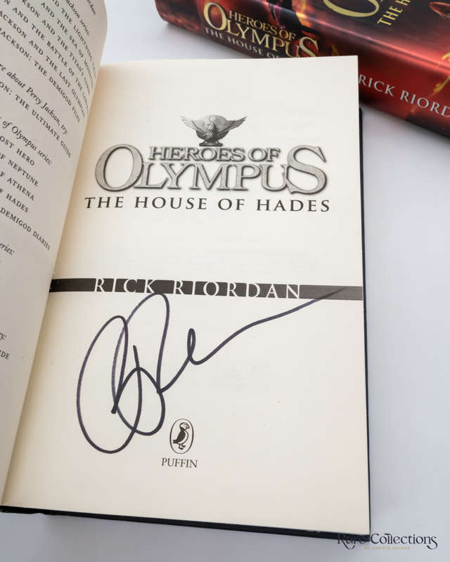 The House of Hades (Heroes of Olympus) by Rick Riordan - signed