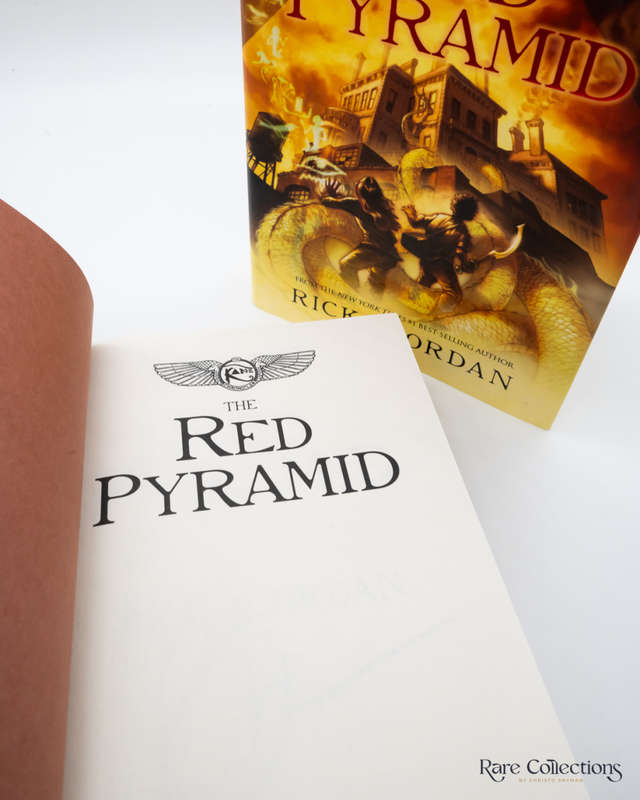 The Red Pyramid (The Kane Chronicles #1) by Rick Riordan - signed
