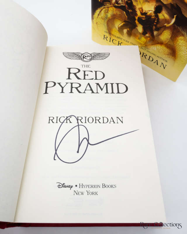 The Red Pyramid (The Kane Chronicles #1) by Rick Riordan - signed