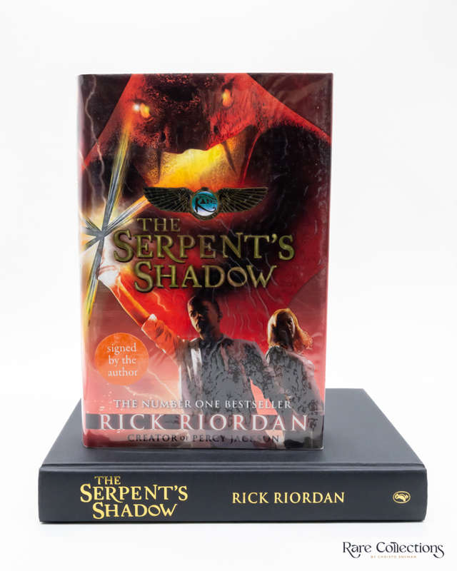The Serpent`s Shadow (Kane Chronicles Book 3) by Rick Riordan - signed