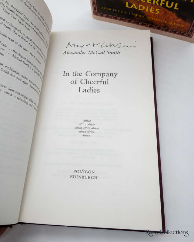 In the Company of Cheerful Ladies by Alexander McCall Smith - signed
