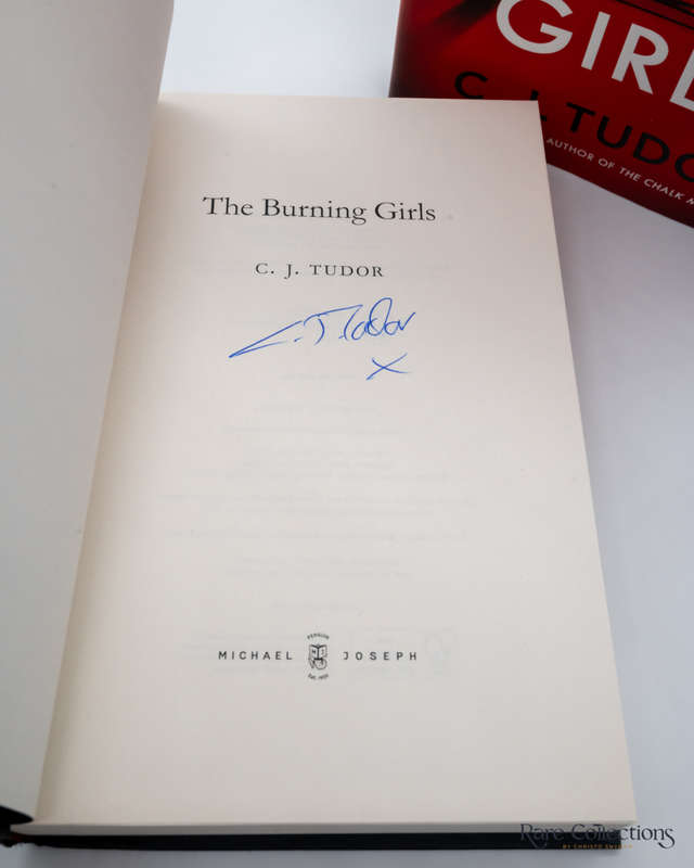 The Burning Girls by C. J. Tudor - signed