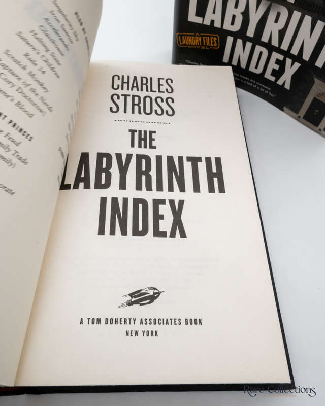 The Labyrinth Index (#9 Laundry Files) by Charles Stross - signed