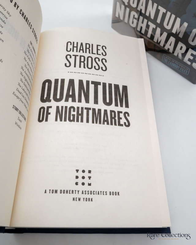 Quantum of Nightmares (#2 New Management) by Charles Stross - Signed