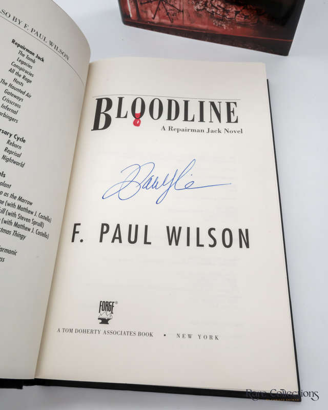 Bloodline (A Repairman Jack Novel) by Paul F. Wilson - signed
