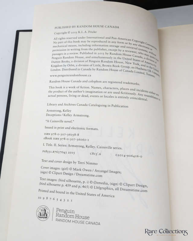 Deceptions by Kelley Armstrong (Signed Copy)