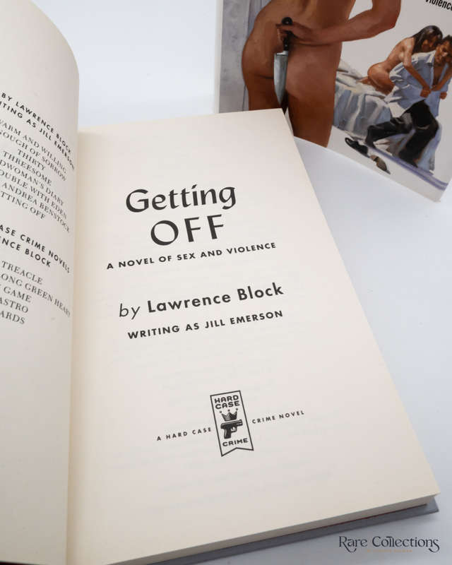 Getting Off: a Novel of Sex and Violence by Lawrence Block - signed