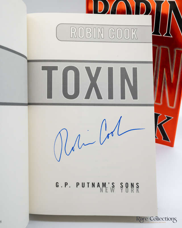 Toxin by Robin Cook - signed