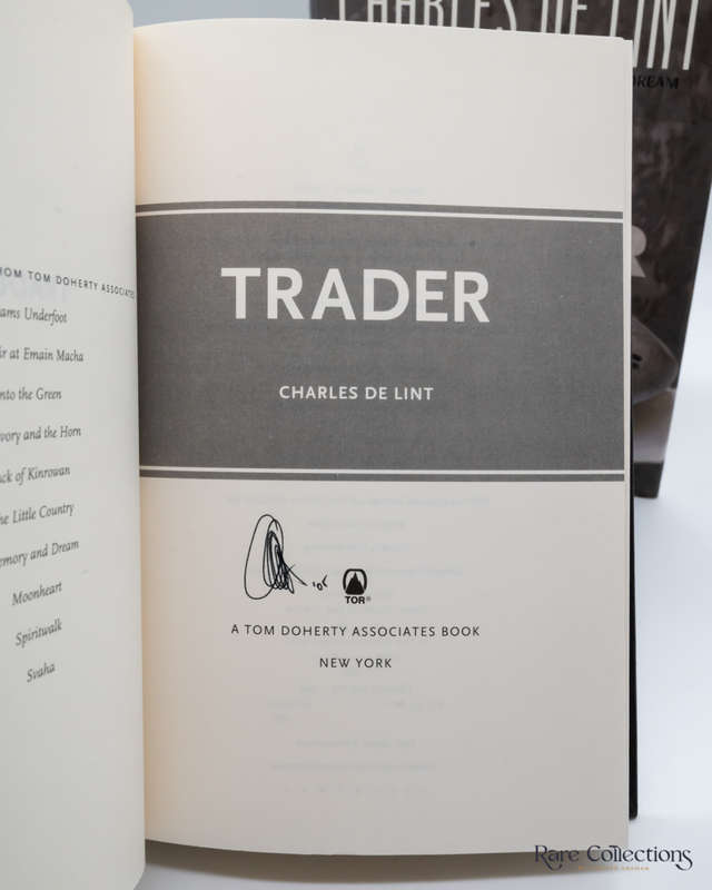 Trader by Charles De Lint - signed
