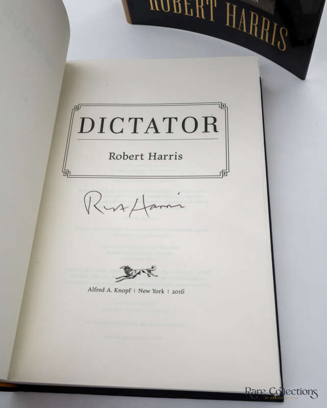 Dictator by Robert Harris - signed