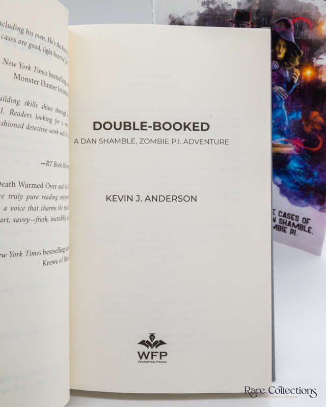 Double-Booked - the Cases of Dan Shamble, Zombie PI by Kevin J. Anderson - signed