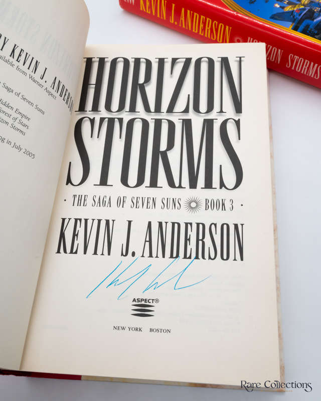 Horizon Storms (#3 the Saga of Seven Suns) by Kevin J. Anderson - signed