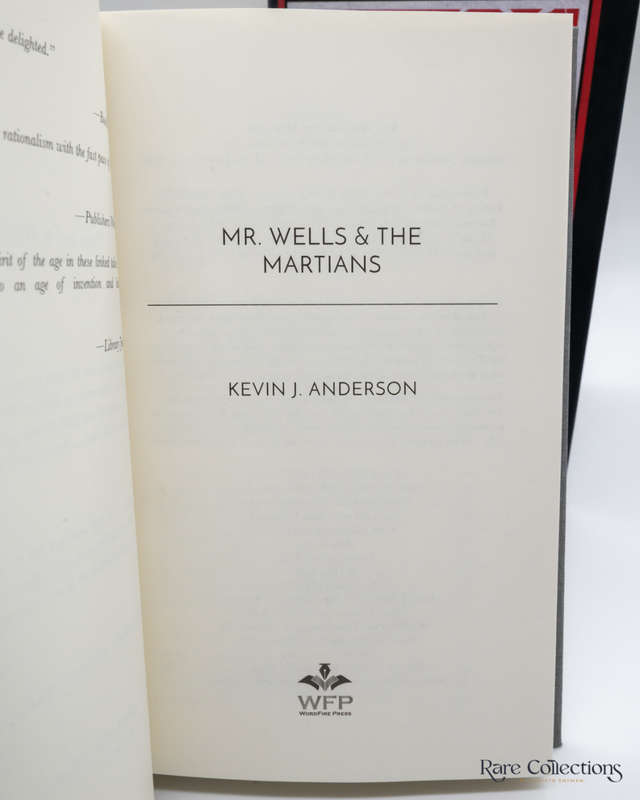 Mr Wells & the Martians by Kevin J. Anderson (Signed Copy)