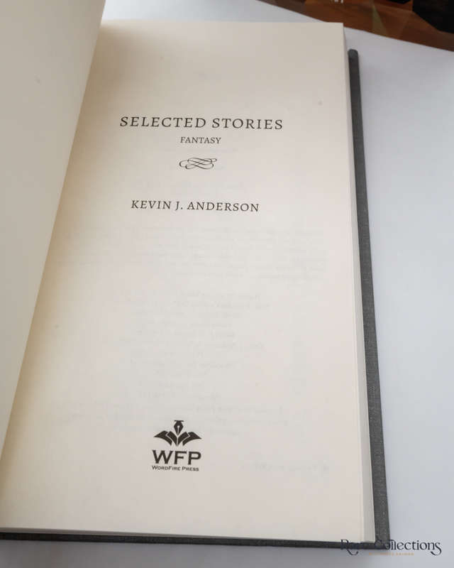 Selected Stories: Fantasy by Kevin J. Anderson - signed