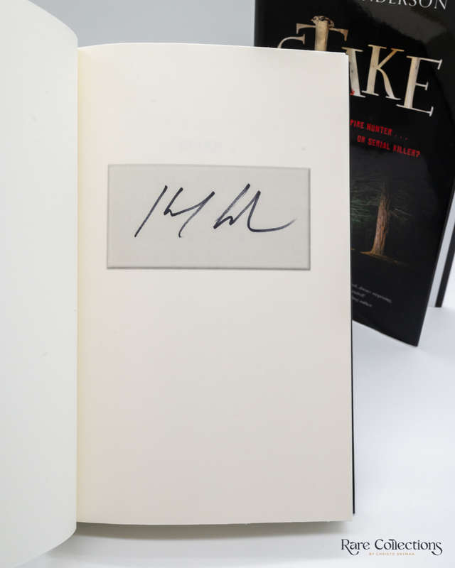 Stake: Vampire Hunter... or Serial Killer by Kevin J. Anderson - signed