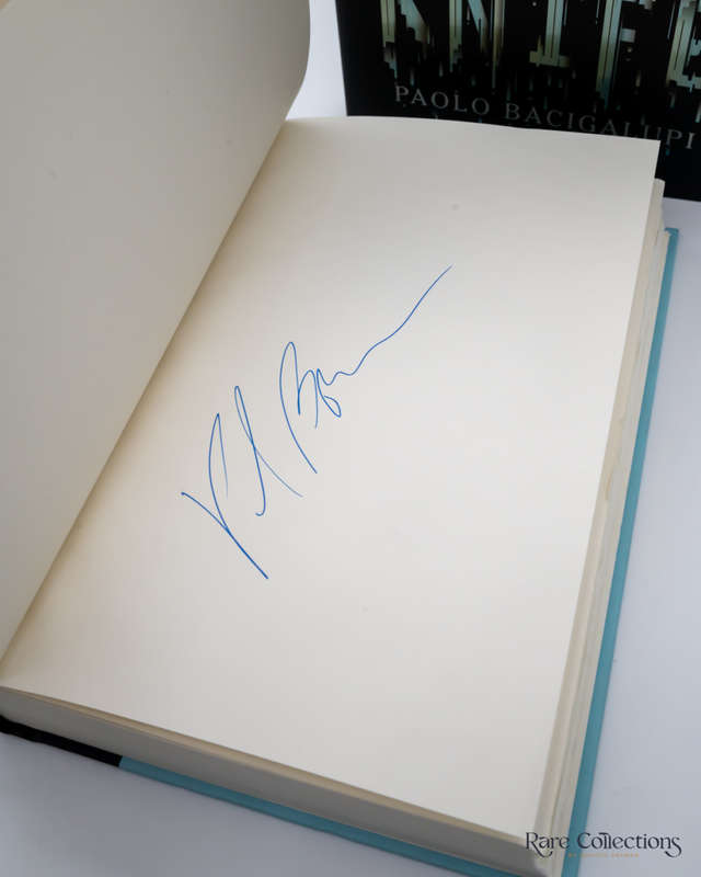The Water Knife by Paolo Bacigalupi - signed