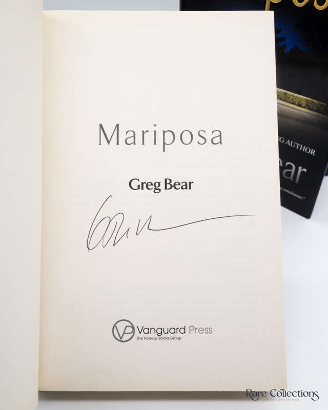 Mariposa (#2 Quantico) by Greg Bear - signed