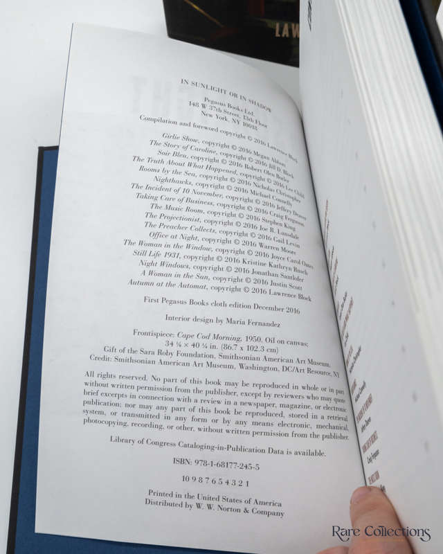 In Sunlight or in Shadow by Lawrence Block - signed